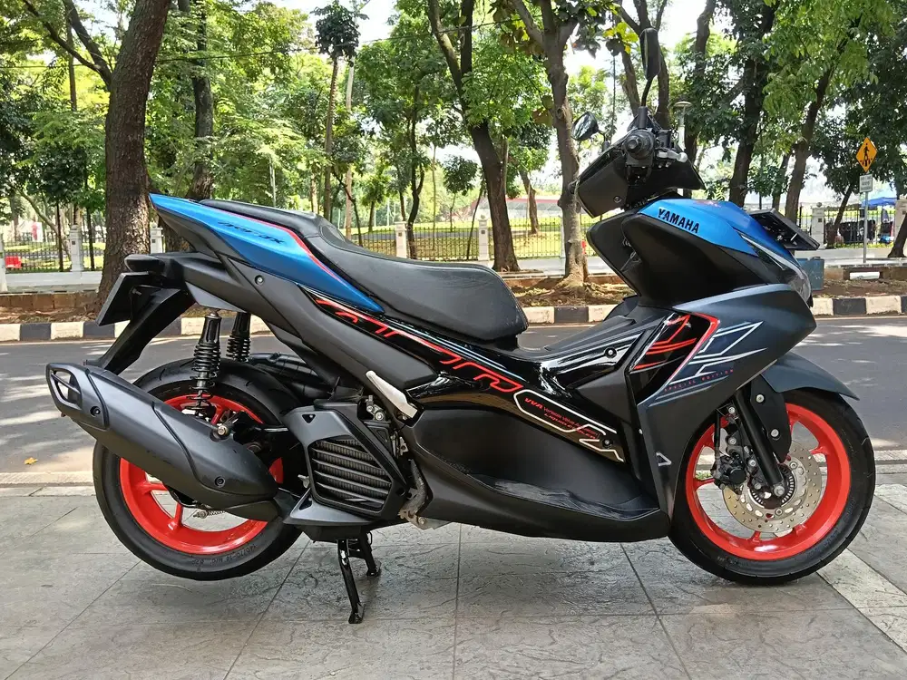 DIJUAL CASH NEW YAMAHA AEROX CIBERTY THN 2024 PAJAK IDUP SIAP PAKAI