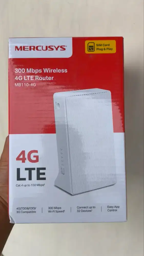 Mercusys Wireless 4G LTE Router (Second)