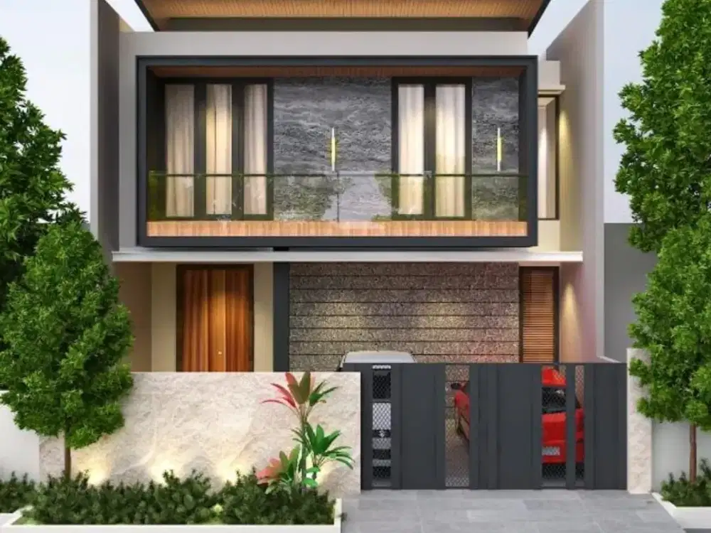 Rumah baru gress di Manyar Jaya, dekat dengan kampus Untag, perumahan one gate system