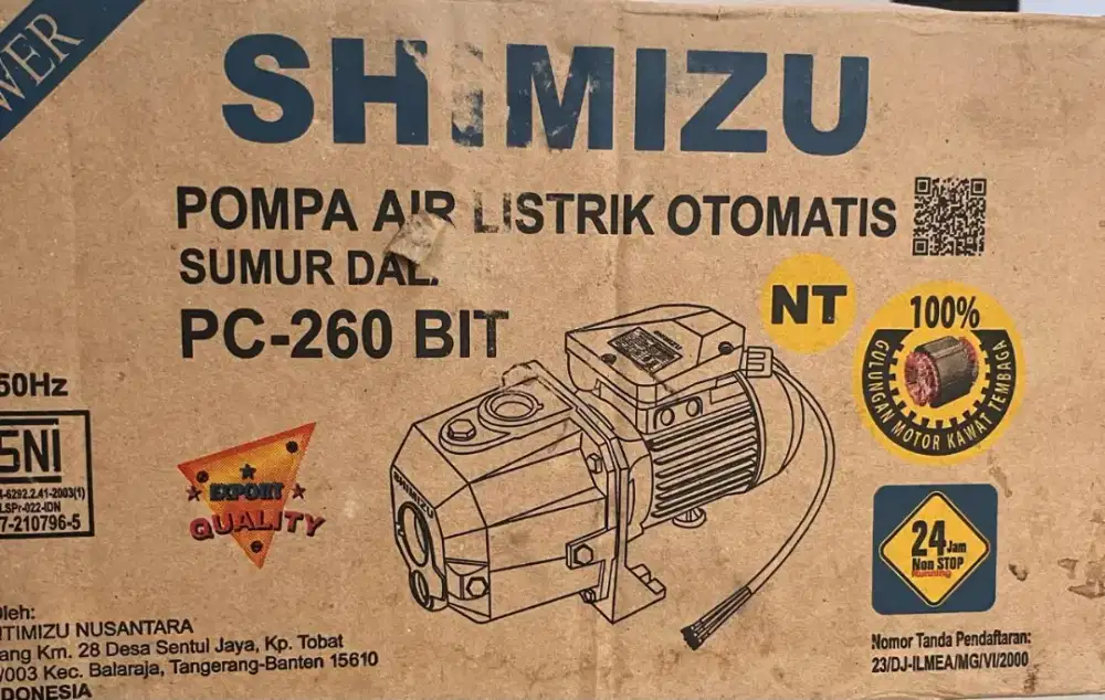 Pompa Air Listrik Otomatis