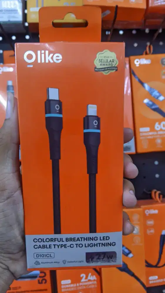 KABEL DATA TYPE-C TO LIGHTNING OLIKE D101CL