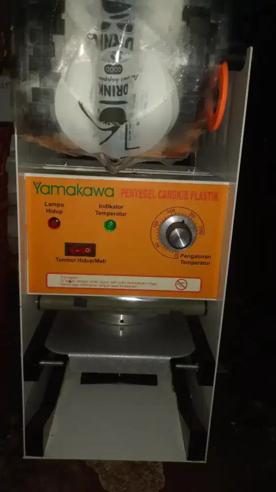 Cup sealer bekas seperti baru