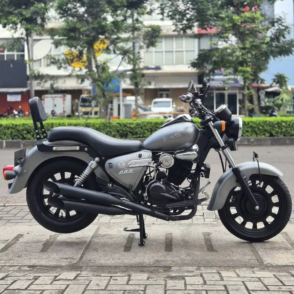 KM LOW! BENELLI MOTOBI 200 EFI 2019 HIJAU PAJAK ON LIKE NEW