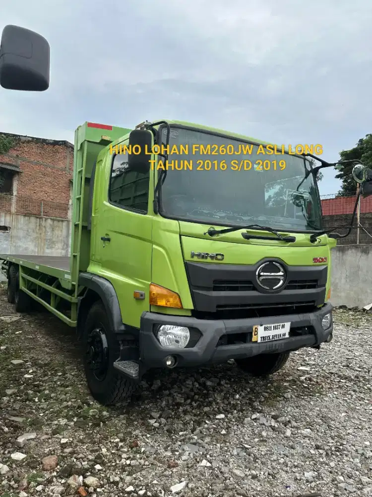 HINO LOHAN FM260JW ASLI LONG 6X4 LOAD BAK TRONTON ISTIMEWA SEKALI