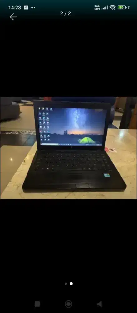 Laptop HP 430 ram 2 GB HDD 160 gb