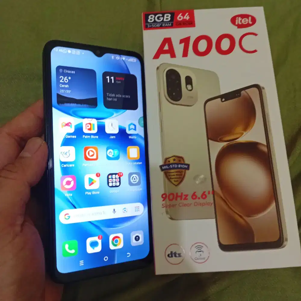 Hp ITEL A100C RAM 3+3 / 64 GB