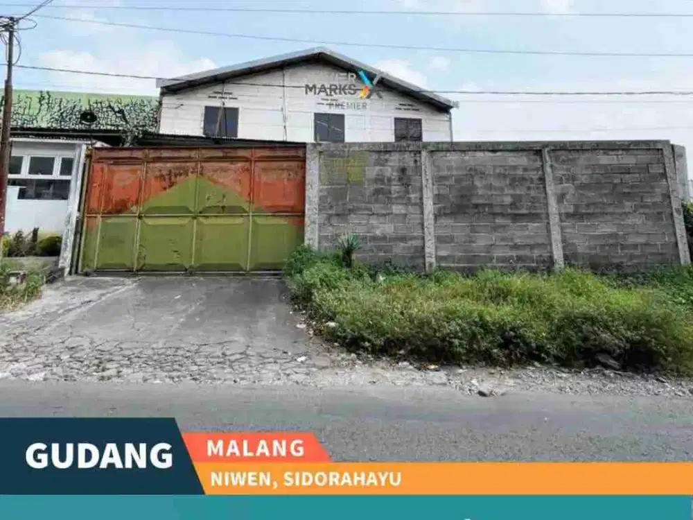 Dijual Murah Gudang Luas Akses Truk di Poros Niwen, Sidorahayu Malang