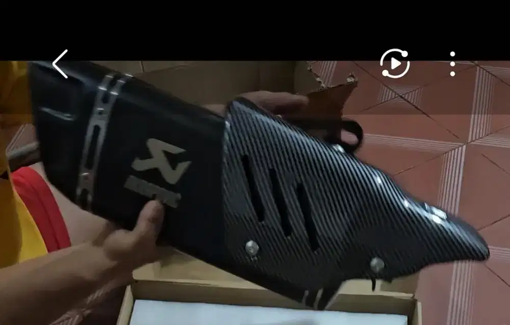 Jual knalpot akropovik R1M1 untuk PCX 160