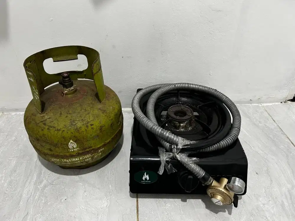 kompor dan gas selang regulator