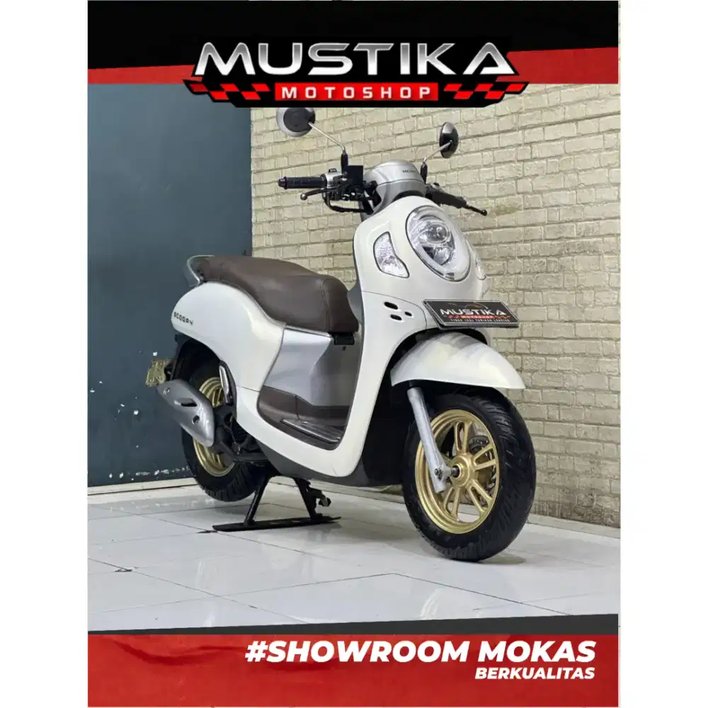 Perfect Condition!!Honda Scoopy Keyles 2021 White N Asli Mulus-Mustika