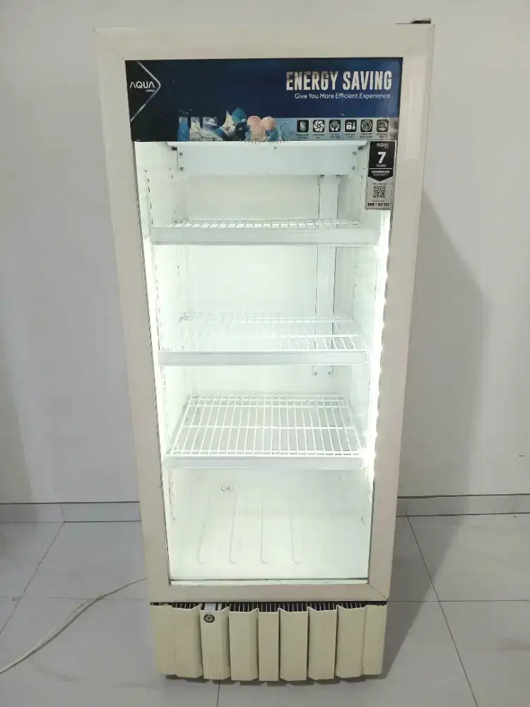 Showcase Merk Aqua 3 Rak murah bandung