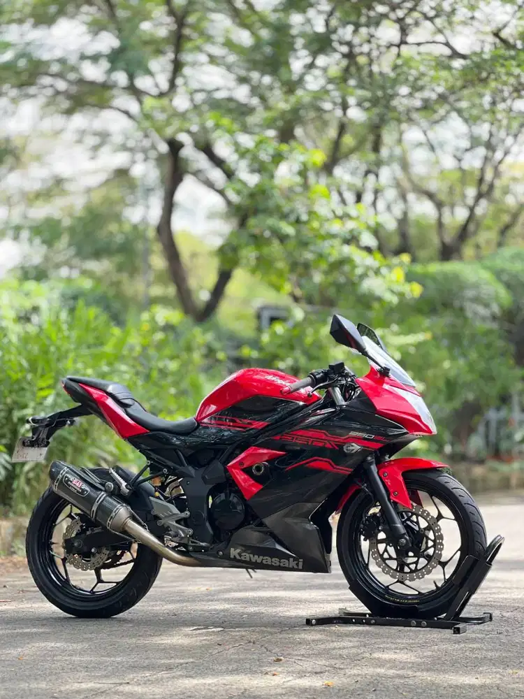 KAWASAKI NINJA 250 MONO SL 2016 MERAH KM 5K PAJAK ON LIKE NEW