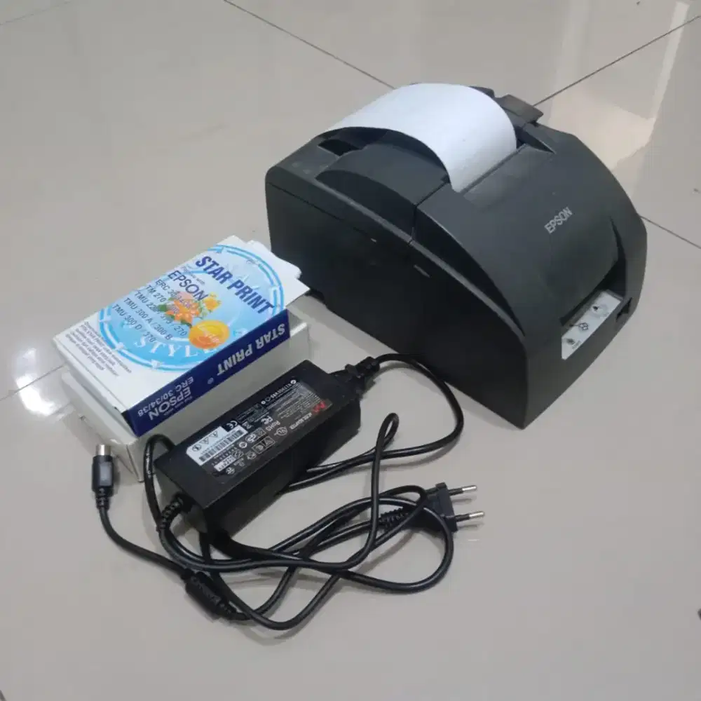 printer cashier epson 220 D dijual Hrg 950 rb