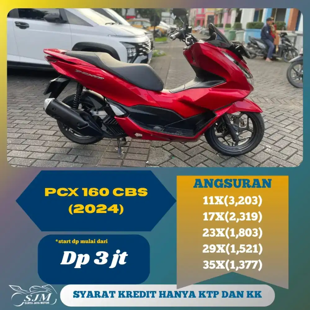 HONDA PCX 160 CBS 2024 PAJAK PANJANG