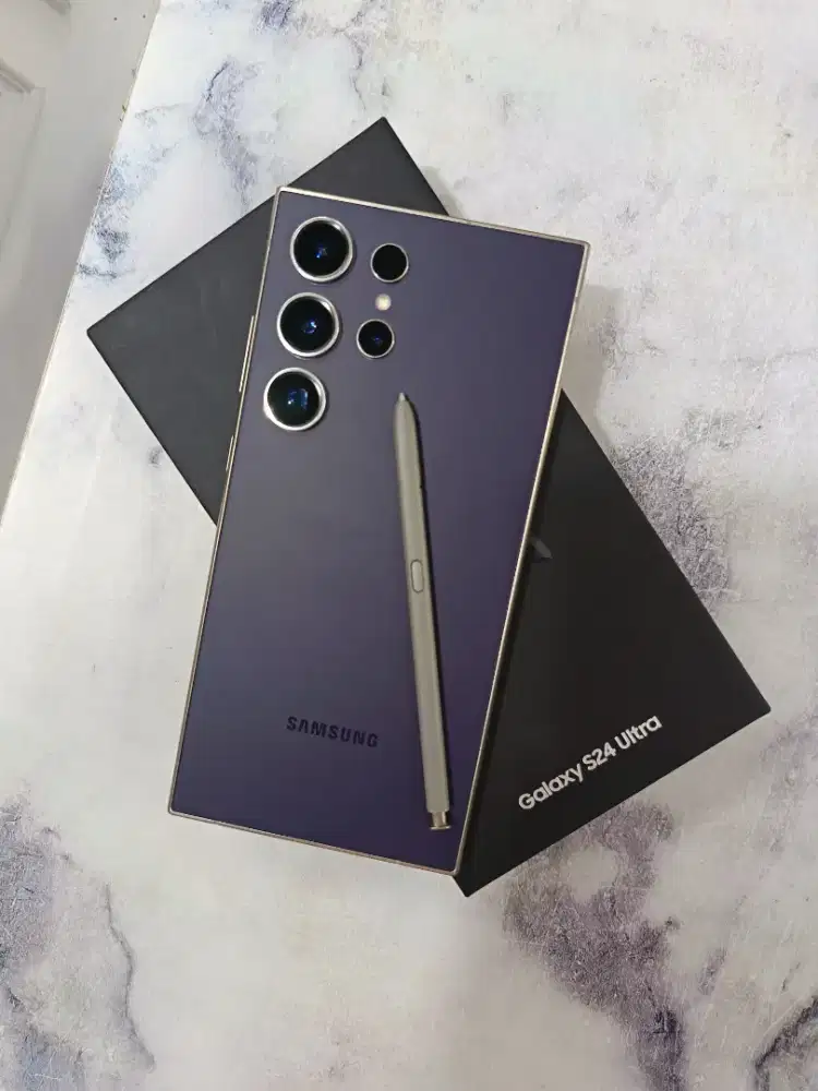 samsung S24 ultra 12/512 titanium violet sein lengkap