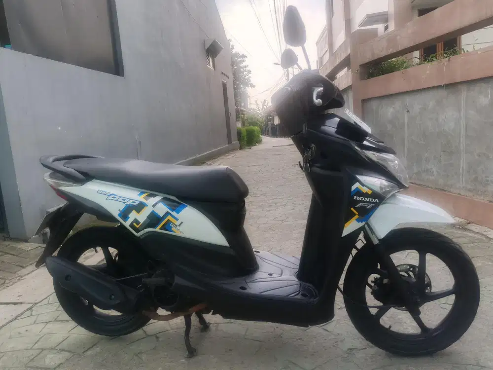 Honda beat pop FI sep 2017 stater halus mulus terWat