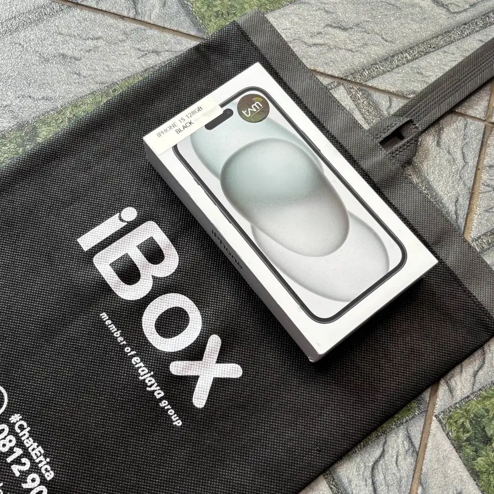iPhone 15 128 iBox New / Baru Black