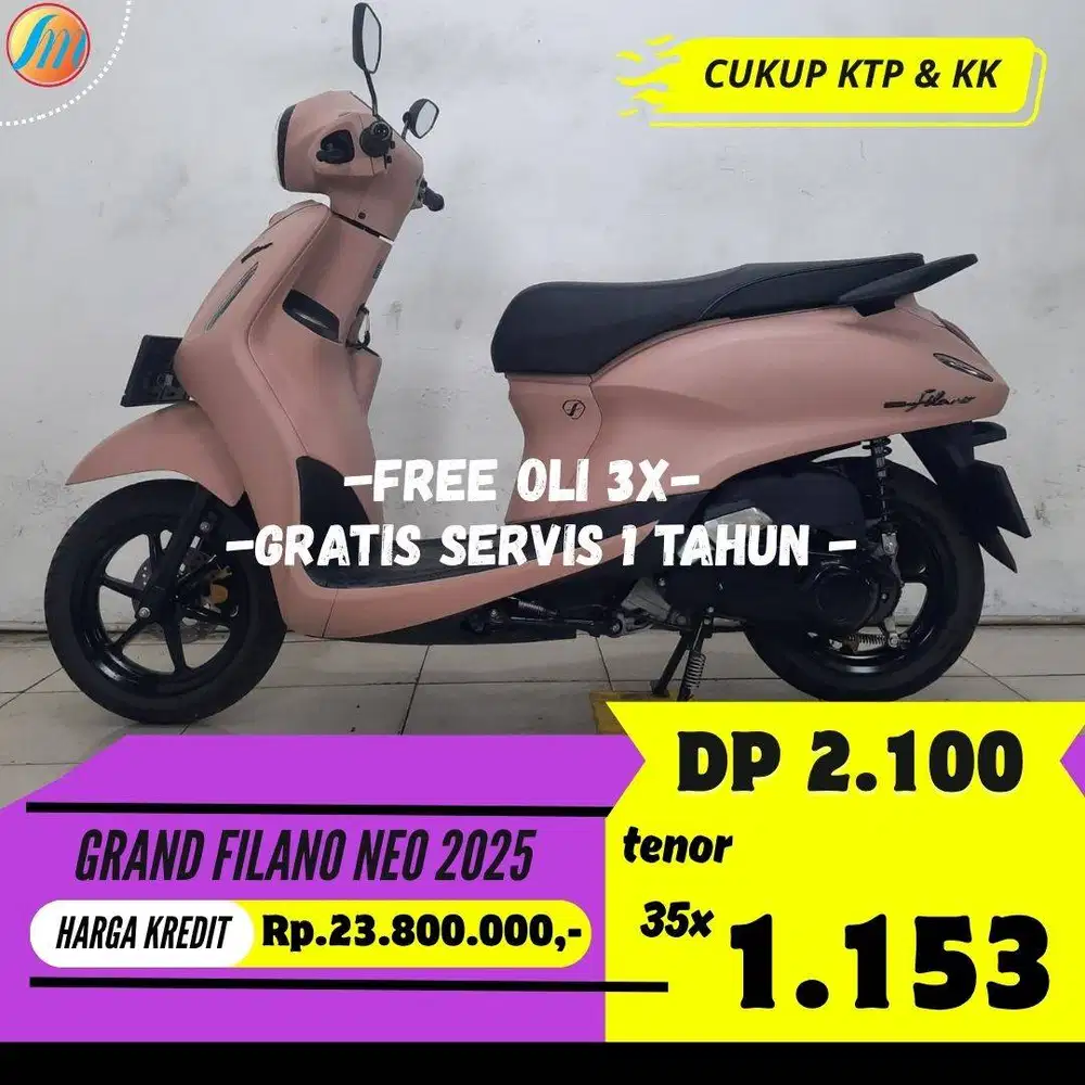 BISA KREDIT MURAH YAMAHA GRAND FILANO NEO 2025 SEKEN BERGARANSI