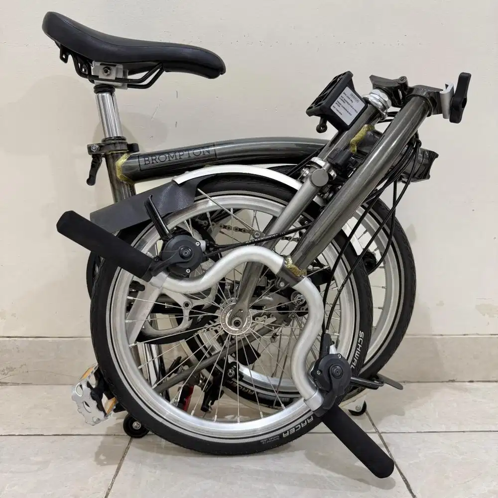 BROMPTON M6Lx RAW LACQUER 2020 - TITANIUM SUPERLIGHT