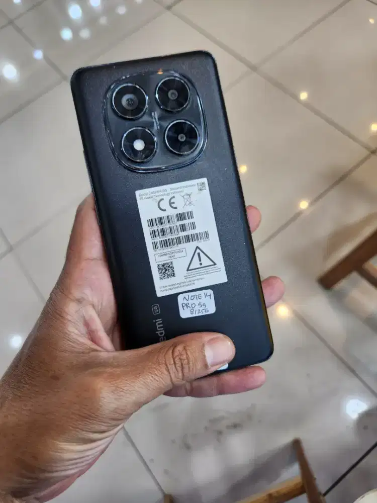 Xiaomi redmi note 14 pro 5g 8/256 like New garansi on resmi Indonesia