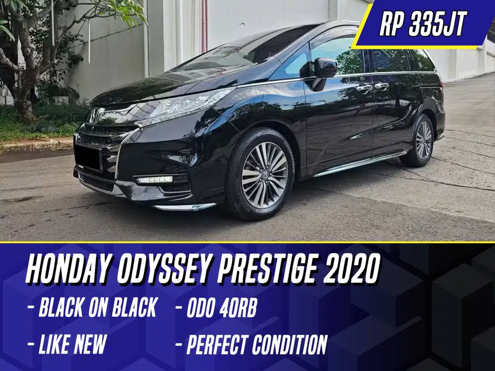 Honday Odyssey Prestige 2020 Black Hitam Odysey