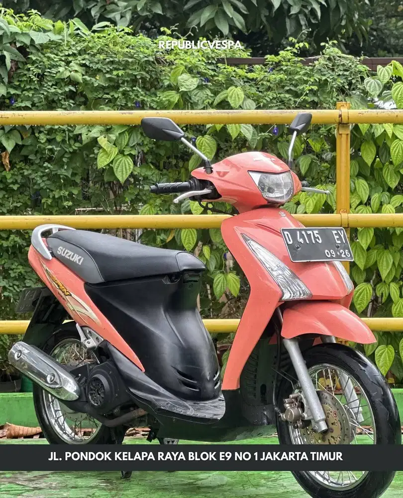 DIJUAL CEPAT! SUZUKI SPIN 125 AT TAHUN 2006 WARNA ORANGE GLITZY RARE U