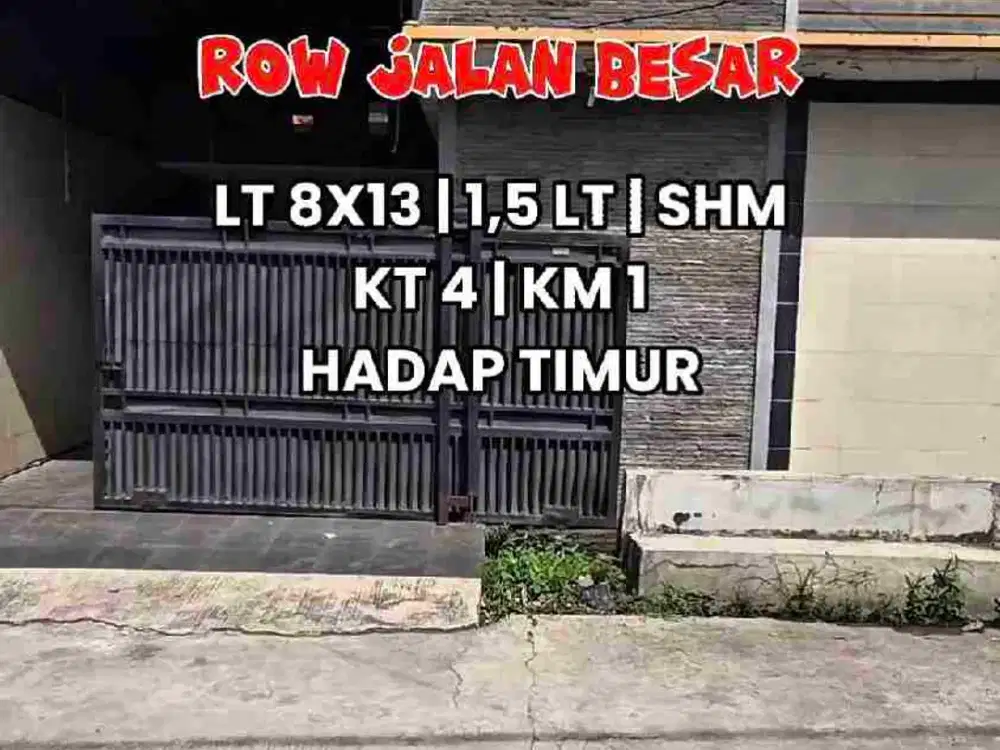 Wilson Rumah murah 1.5 uk 8x13 di poris indah