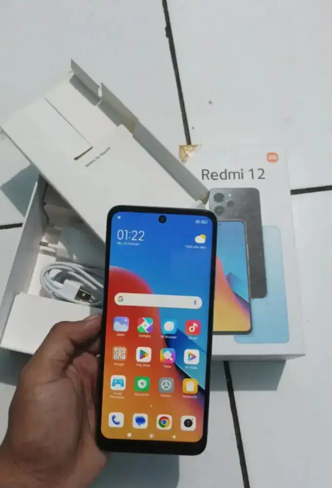 xiaomi redmi 12 8/256gb fullset bawaan