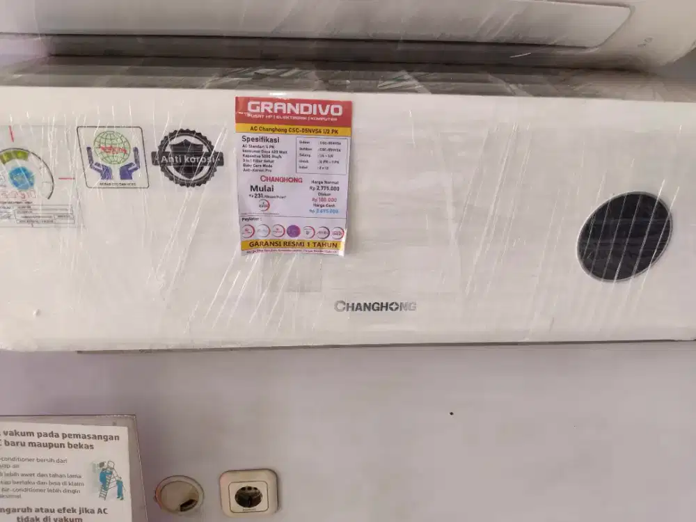 Promo 0% AC Changhong 1/2 PK