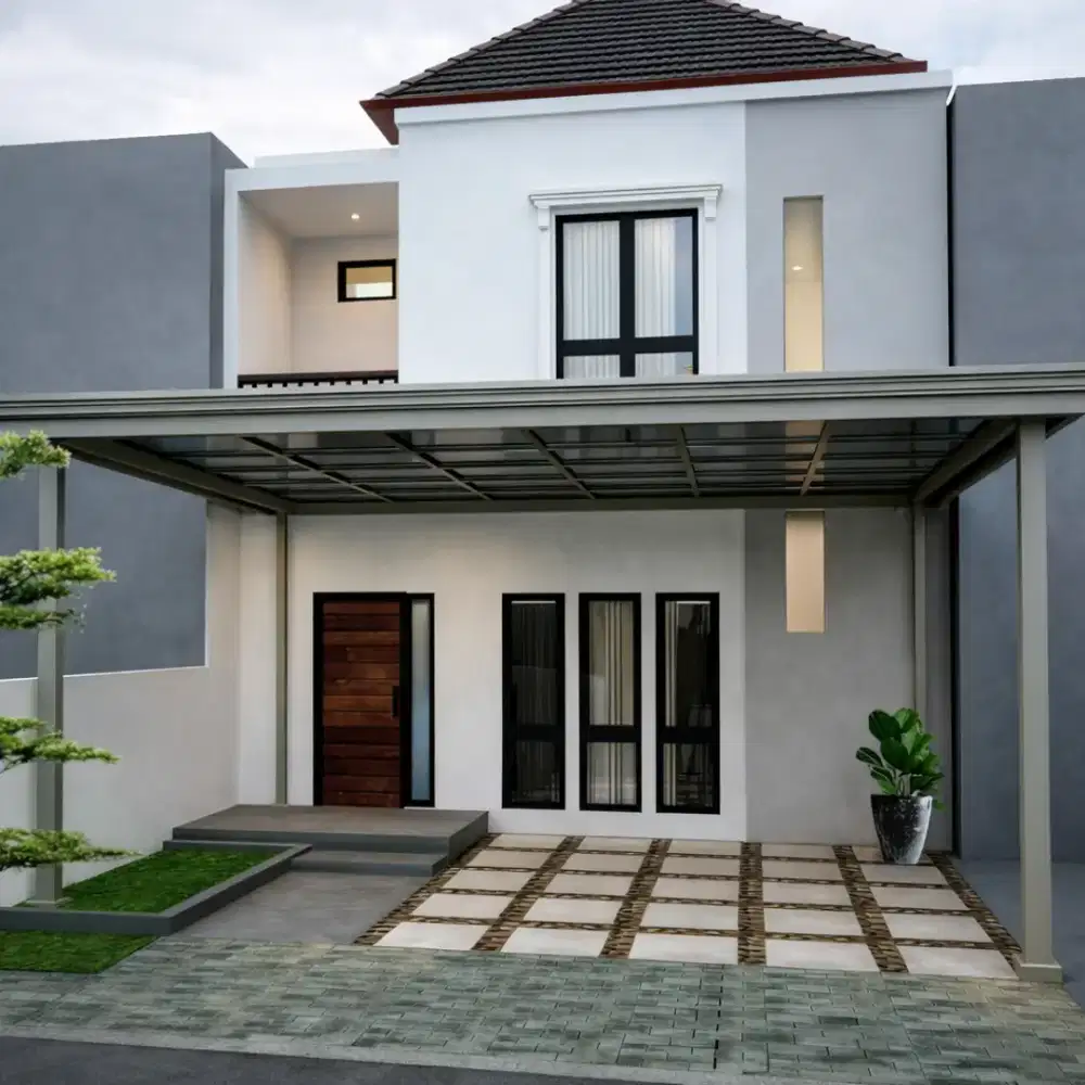 Rumah 2LT/120m 3KT kedaton bsb city dkt uptown mall unika hilago bron