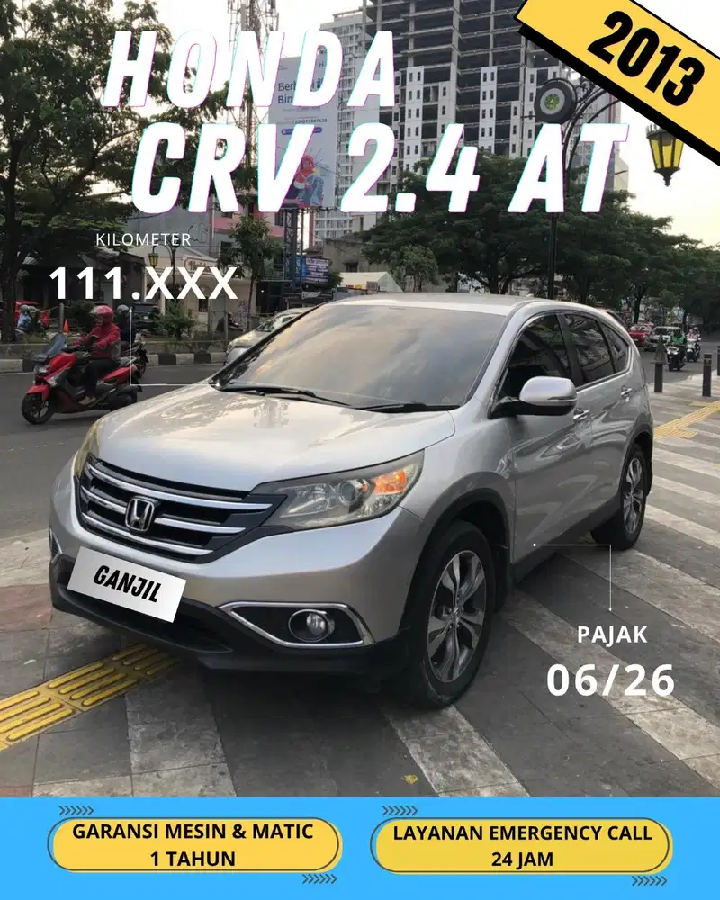 HONDA CR-V PRESTIGE 2013 AT MATIC / GANJIL