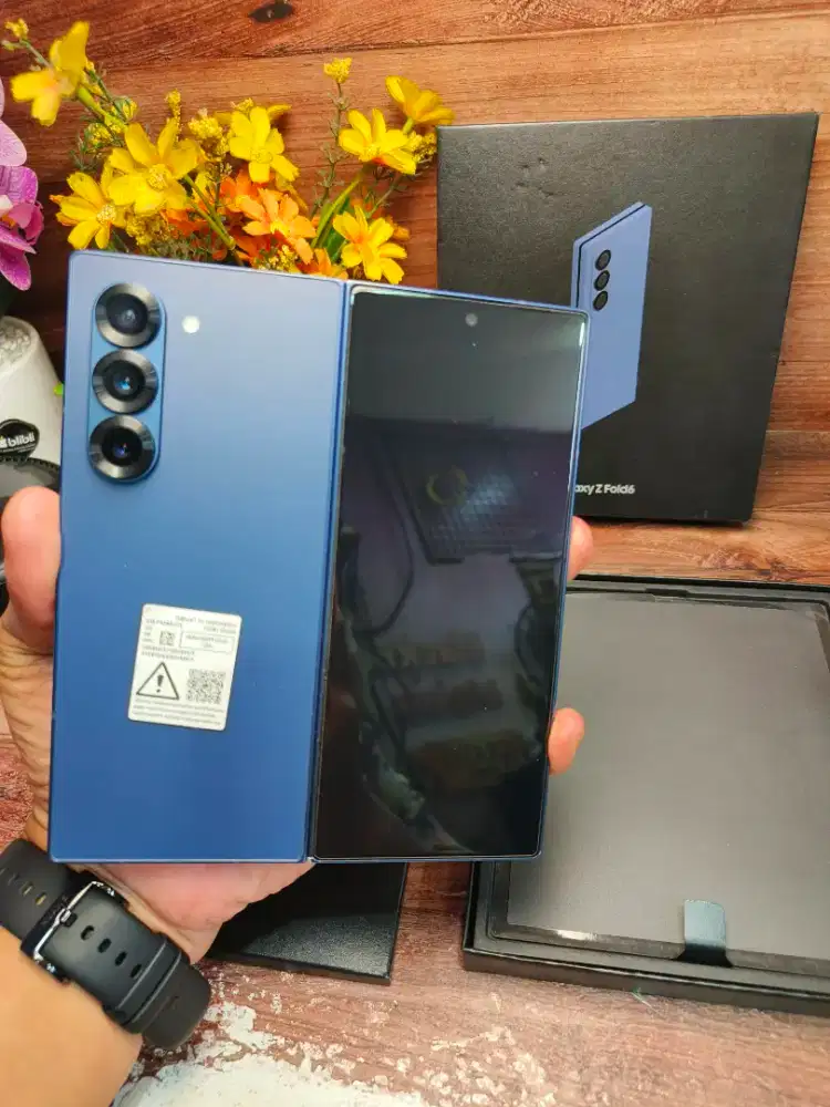 Samsung z fold 6 blue 12/256 gb fullset original garansi resmi sein