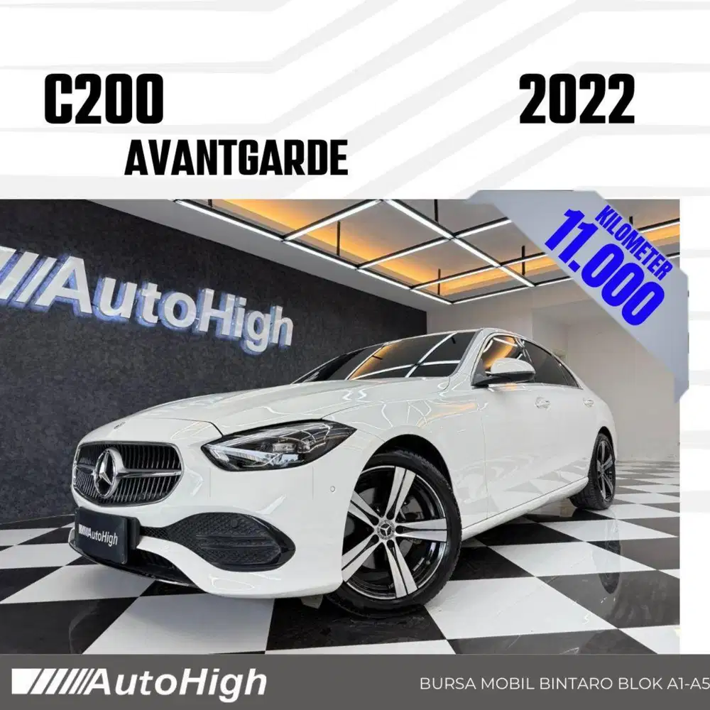DP10% [Km11.000] C200 Avantgarde 2023 White Reg 2024 #AUTOHIGH