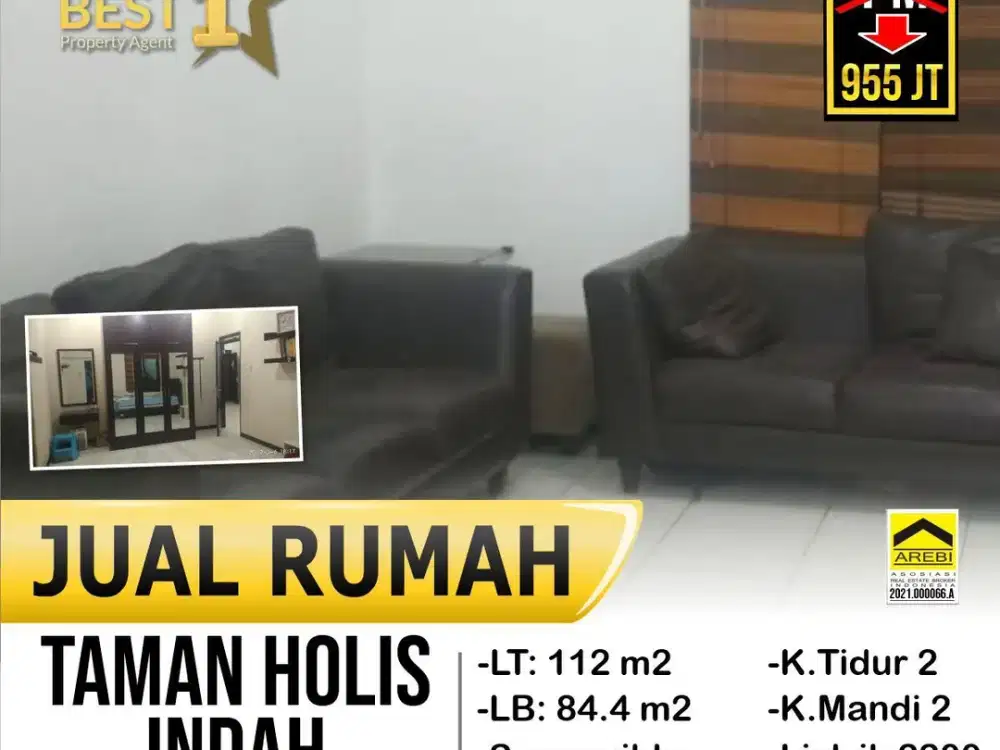 Murah!! Turun harga Rumah di Taman Holis Indah – Siap Huni
