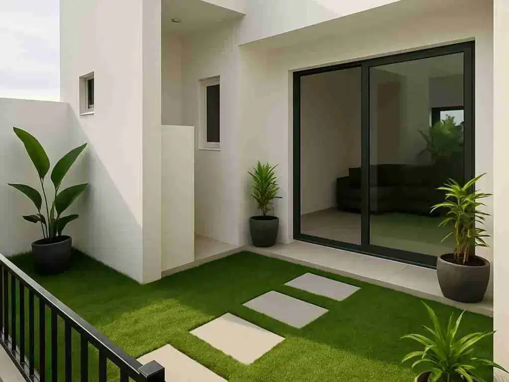 Rumah Hoek Murmer LT 106m cicilan 3jt an Flat