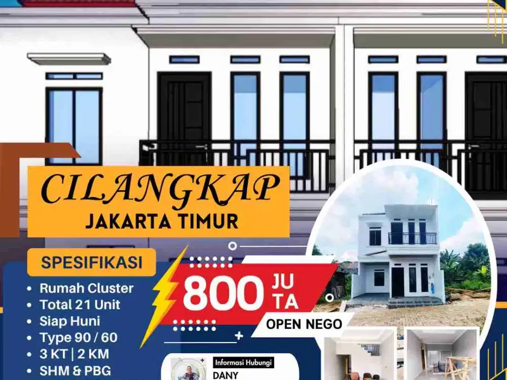 Dijual Rumah Siap Huni Cilangkap Jakarta Timur