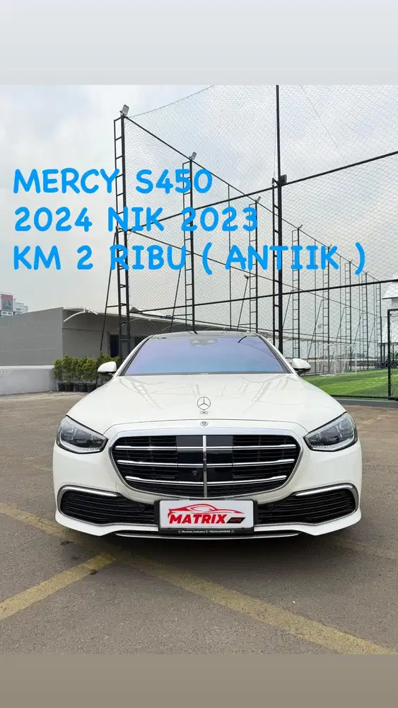 Mercy S450 White on Orange 2024 Nik23 Siap pakai
