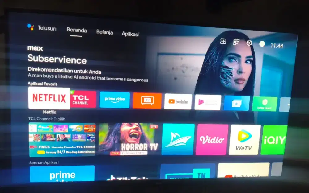 Tv TCL 23 inch mulus tanpa cacat