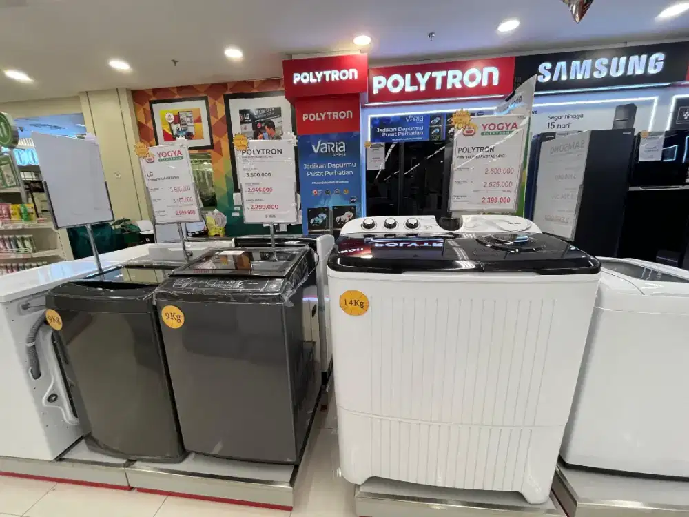 Kredit Murah Mesin Cuci Tanpa DP Cukup KTP Free Ongkir