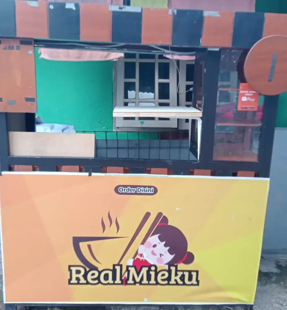 gerobak kayu uk 150x60cm