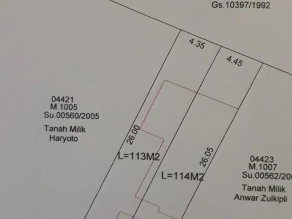 Tanah Mainroad Lokasi Strategis Depan Supermarket Bahan Bangunan JSM – Ciparay Bandung