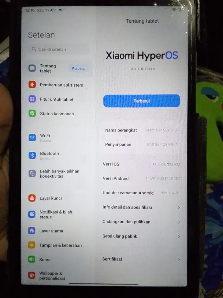MURAH! Redmi Pad SE 8.7 Fullset Mulus Butuh Cepat
