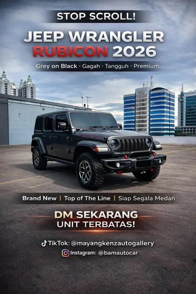 JEEP WRANGLER RUBICON BRAND NEW 2026
