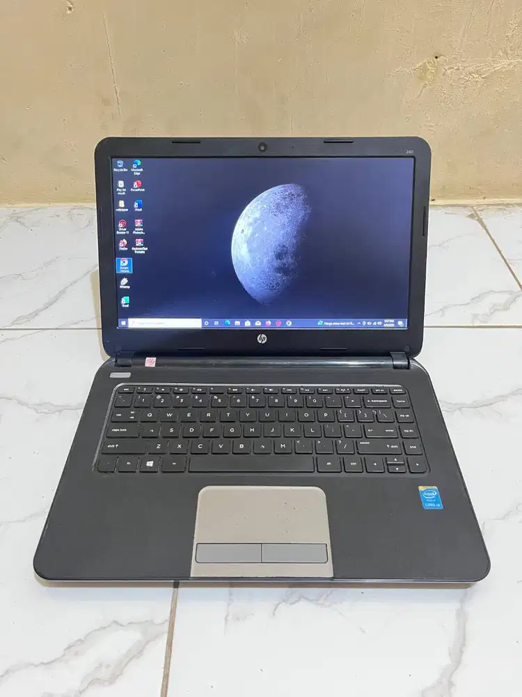 Hp 240 G3 Ram 8Gb Ssd 512Gb Intel Core i3 Siap Pake