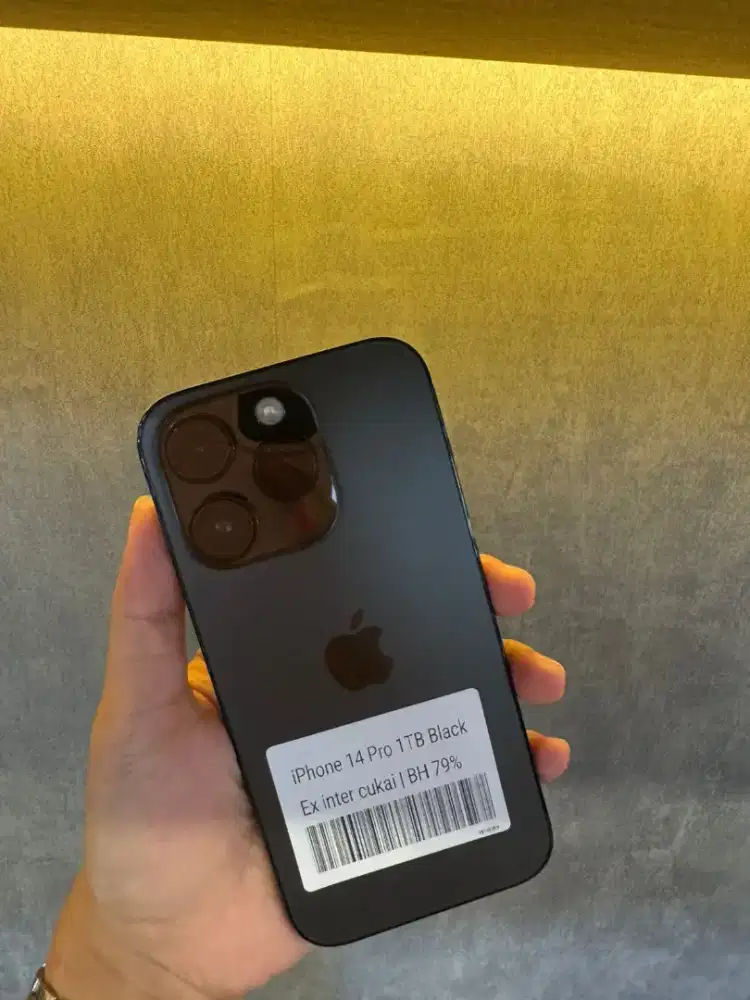 iPhonr 14 Pro 1TB Black Ex inter cukai bh 79% lengkap
