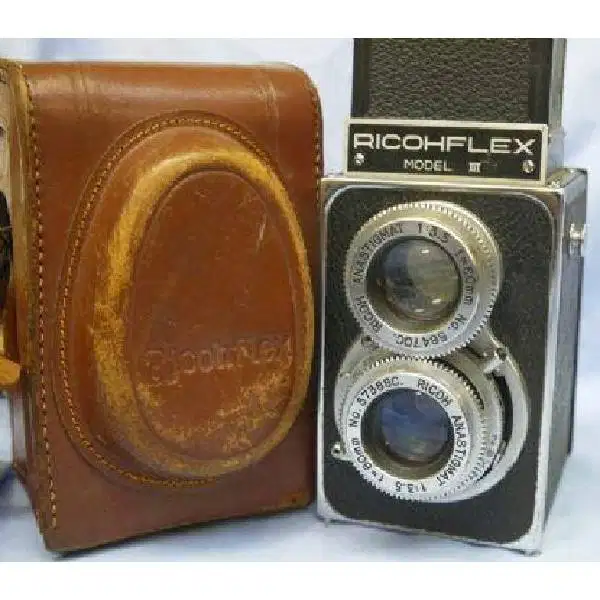 Vintage antique unique classic camera RICOHFLEX - TLR JAPAN