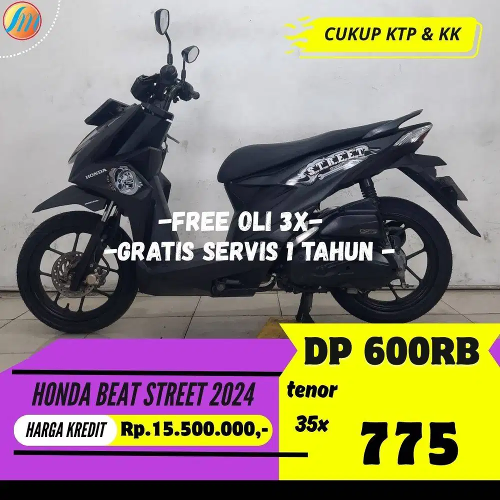 DP CUKUP 600RIBU HONDA BEAT STREET 2024 ANGSURAN SANGAT RINGAN