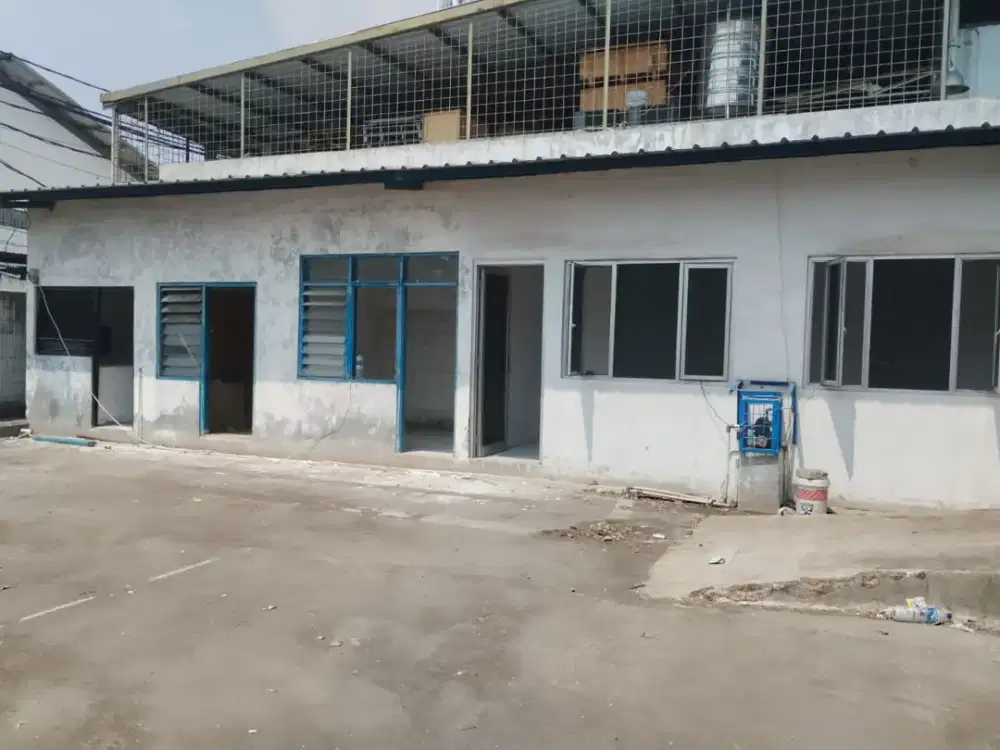 GUDANG MUARA 500JT 18M SIAP PAKAI LUAS 1600+ Lokasi akses Mudah ke Toll!