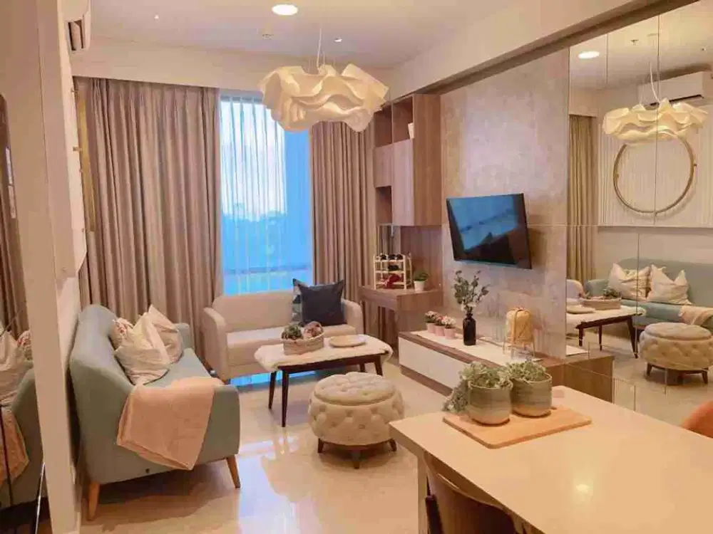 TURUN HARGA Marigold 2BR Full Furnish Siap Huni dan Deal Cepat!