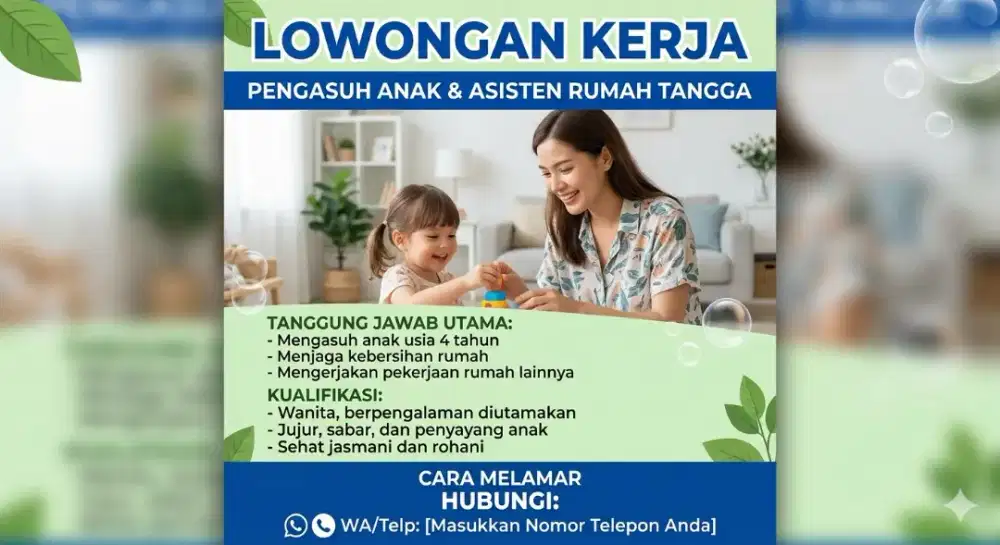 Lowongan Pengasuh Anak